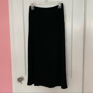 NWT Coldwater Creek black knee length skirt.